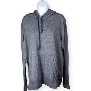 American Eagle Dark Mens Gray Charcoal Hoodie L